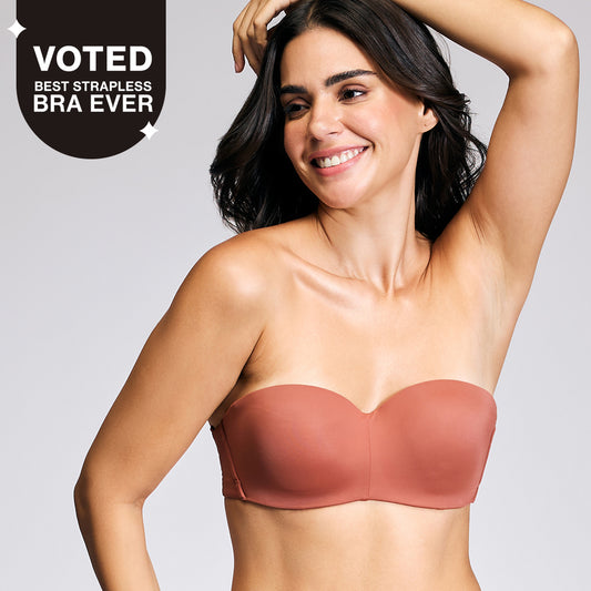 Nykd By Nykaa The Ultimate Multiway Strapless Padded Wired Bra NYB027 Rust