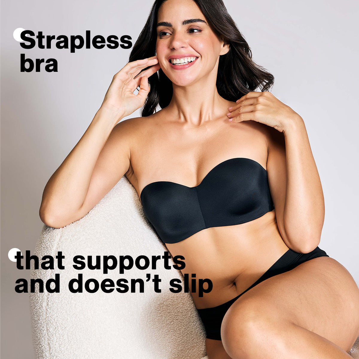 Nykd By Nykaa The Ultimate Multiway Strapless Padded Wired Bra NYB027 Black