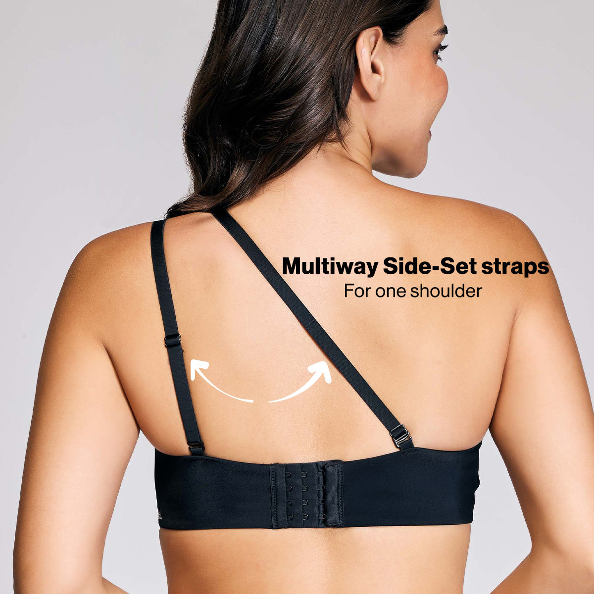 Nykd By Nykaa The Ultimate Multiway Strapless Padded Wired Bra NYB027 Black