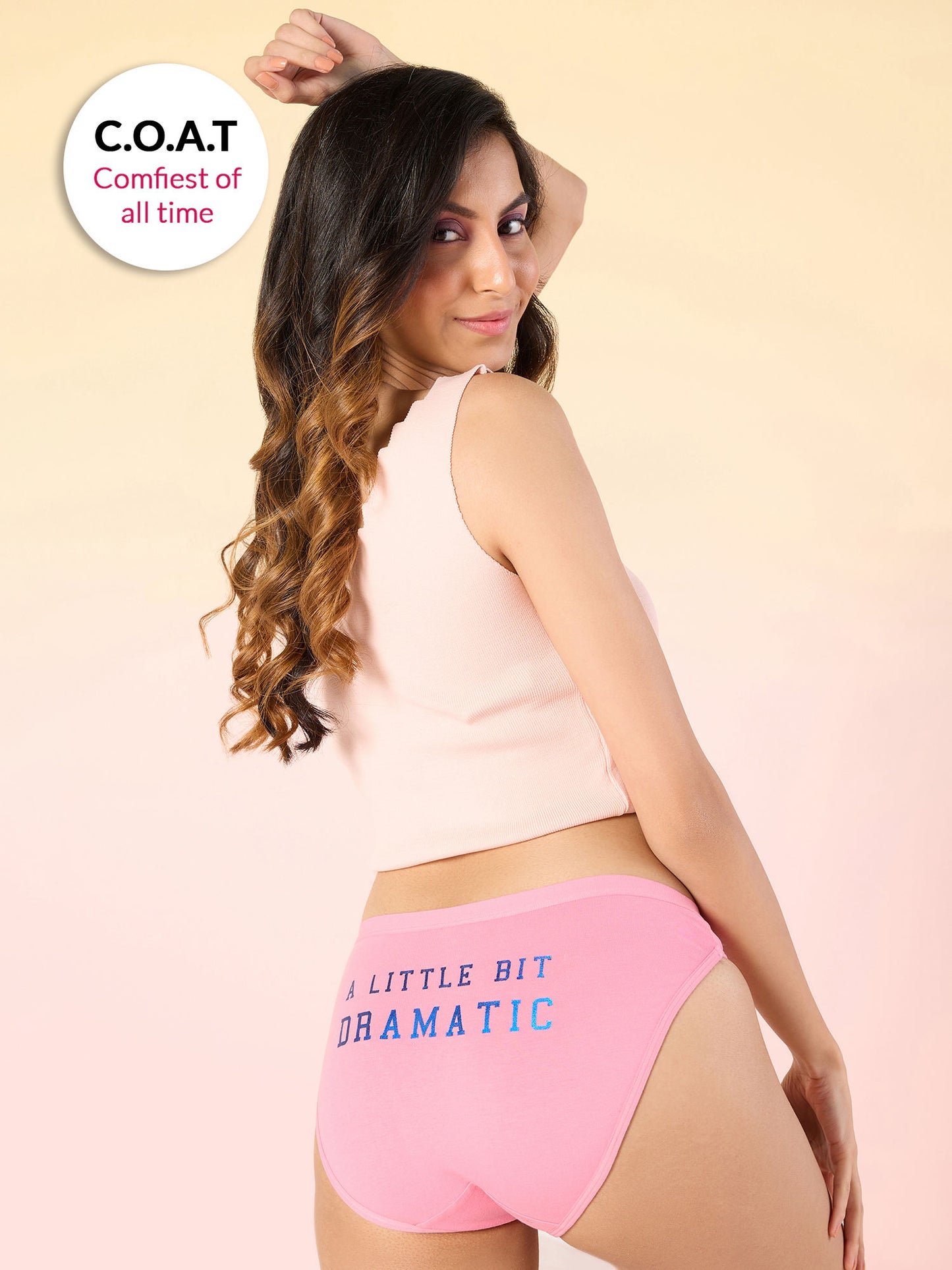 Lola & Mae C.O.A.T Bikini Pack of 1-Dramatic-LMP1002-Rose