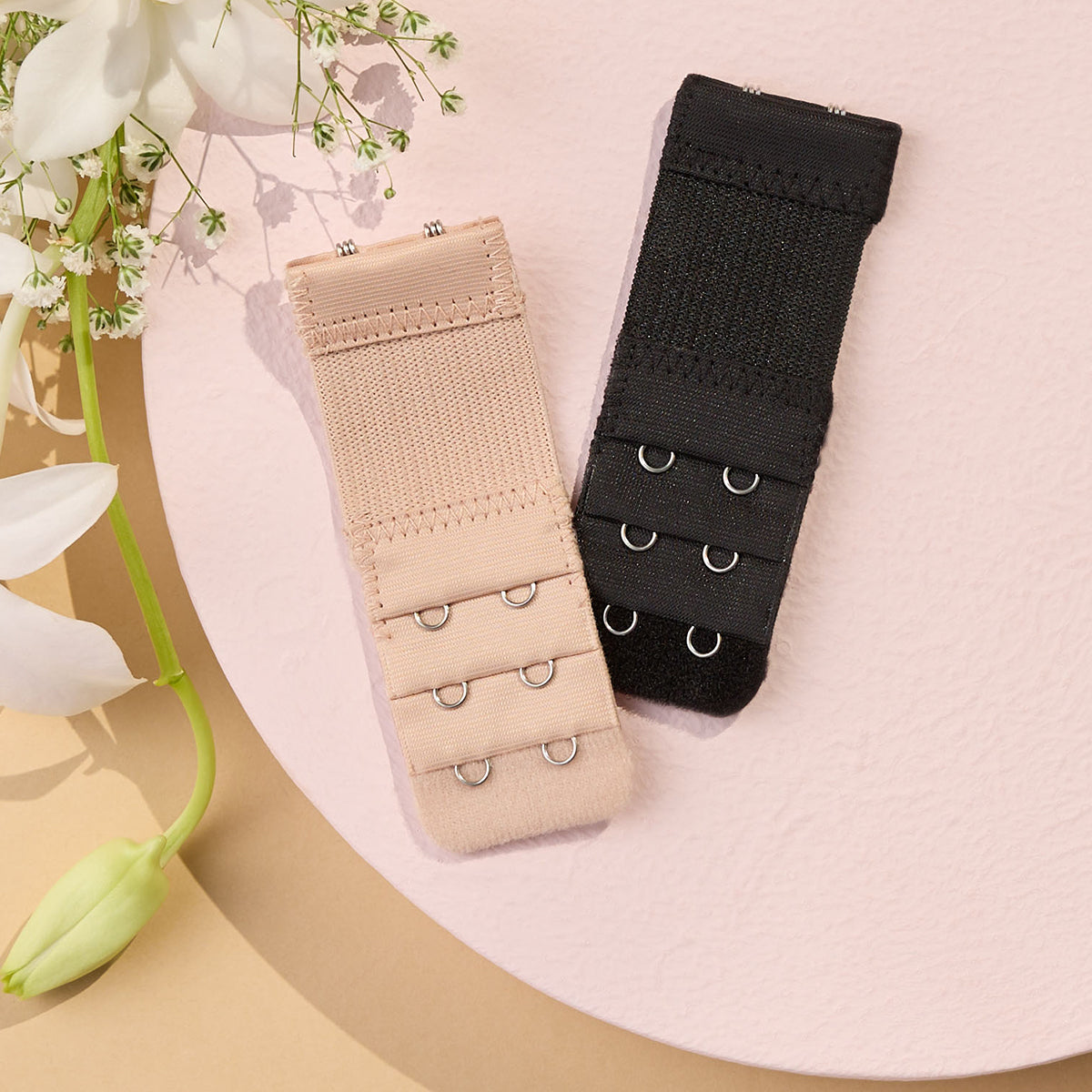 Bra extender 2X3 Pack of 2-NYA001-Multi-Color