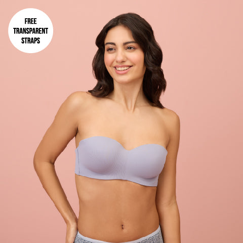 NYKD by Nykaa The Ultimate Strapless Bra - Light Blue NYB027