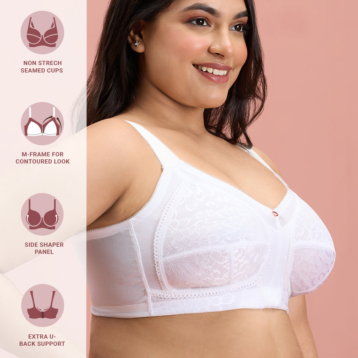Buy Nykd by Nykaa Ultimate Shape and Support No Bulge Bra-Lace