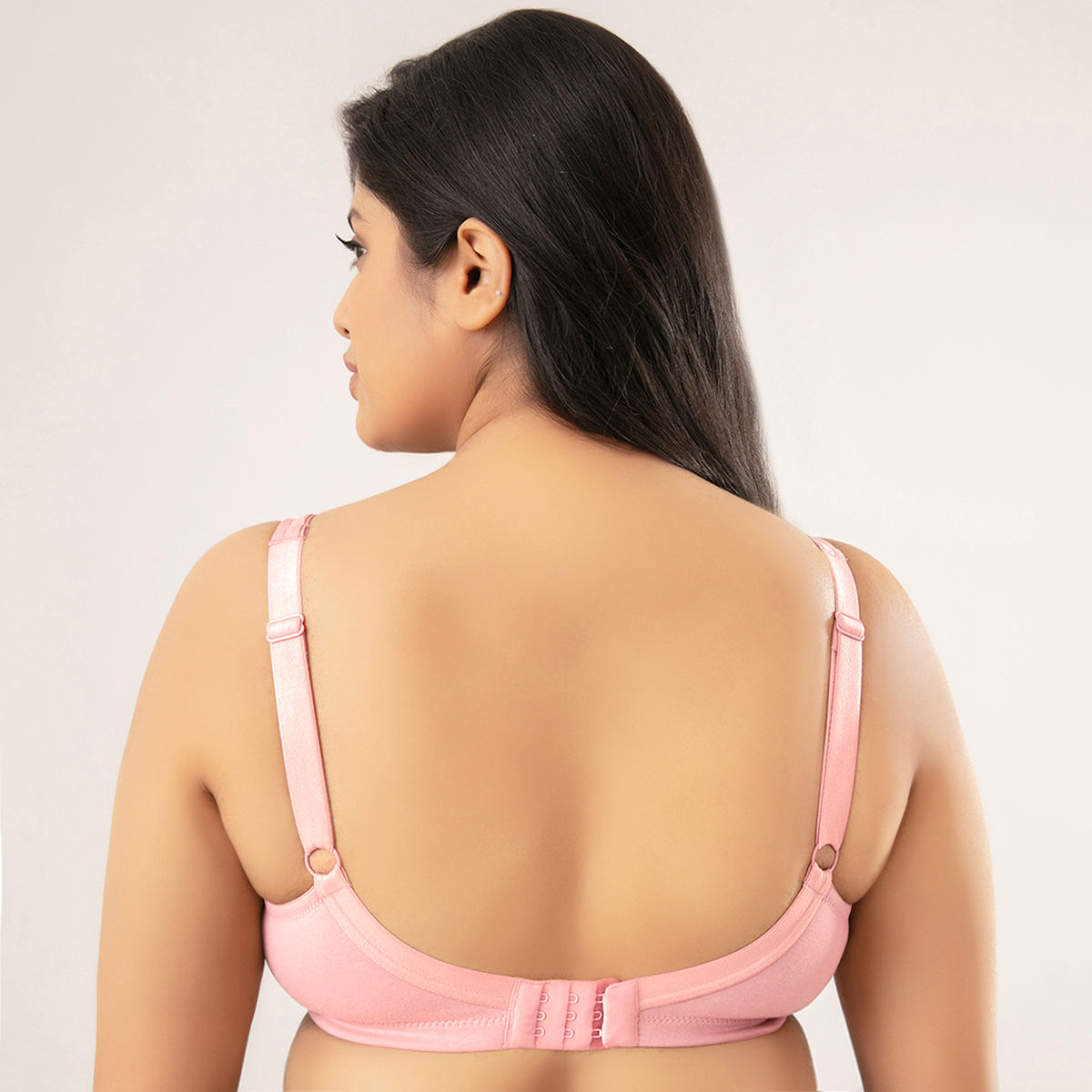 Nykd By Nykaa No Sweat Breast Separating Breathe Cotton Non Padded Non Wired Bra Coral NYB105
