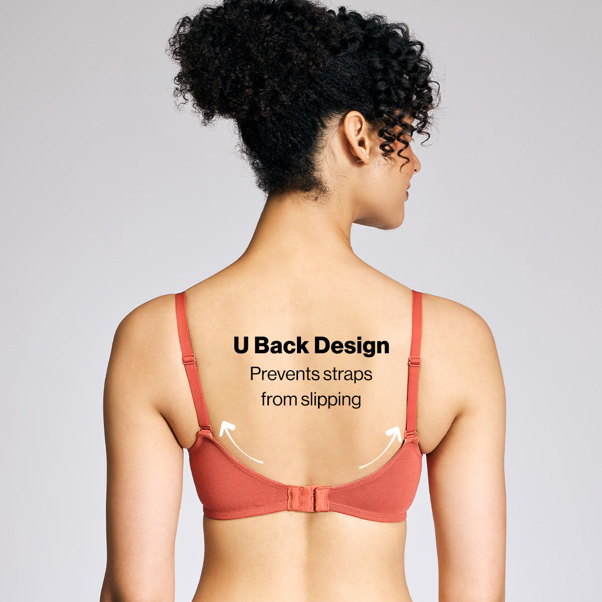 Nykd By Nykaa Breathe Cotton All Day Comfort Padded Non Wired T-Shirt Bra Nyb198 Carrot