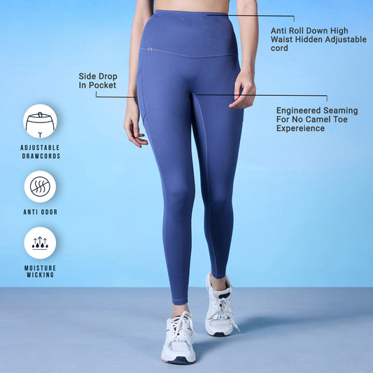 Nykd All Day Iconic All Day Legging - NYK260 -Night Shadow Blue