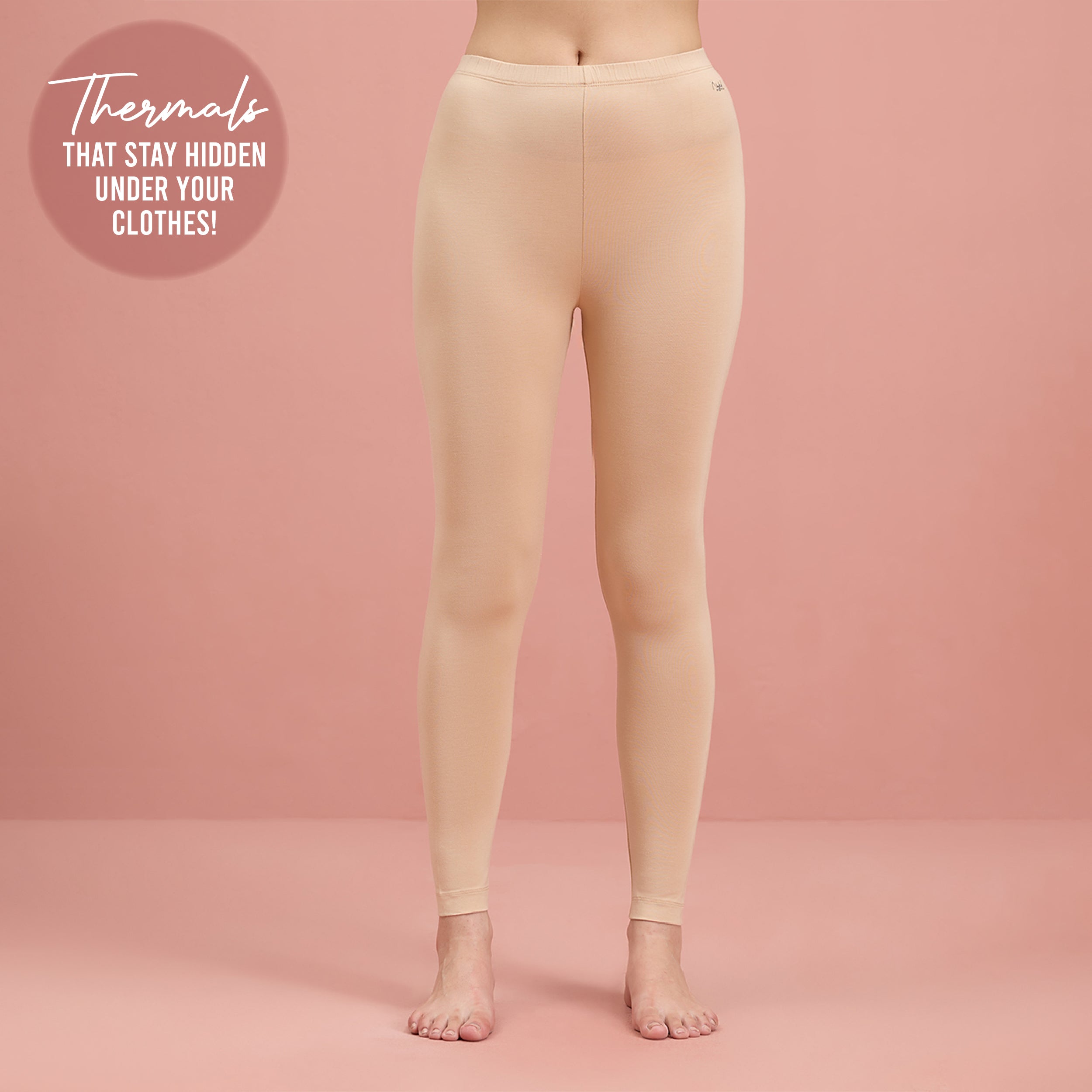 Ultra Light and Soft Thermal Leggings that stay hidden under clothes - –  Nykd by Nykaa