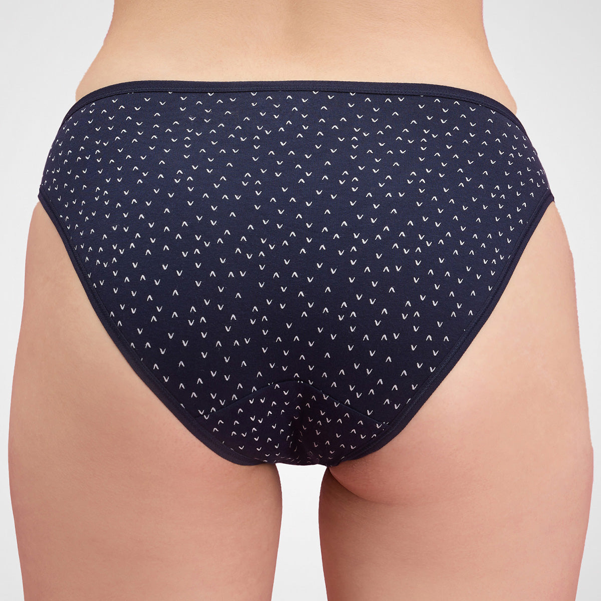 Nykd by Nykaa Low Rise Cotton Bikini Panty with Outer Elastic-NYP030-PO5