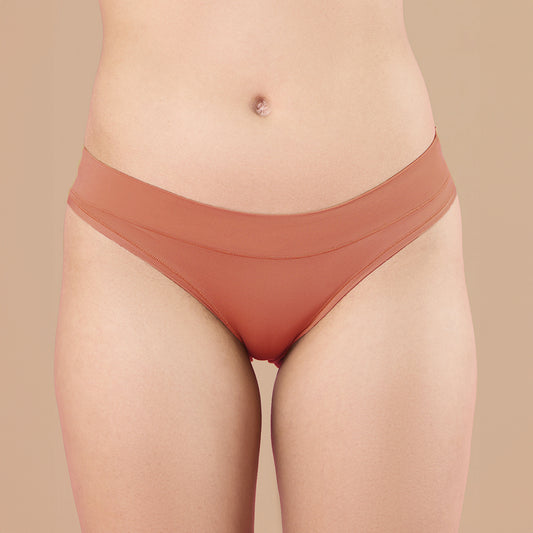 Super 4 Way Stretch Bikini Panty-NYP341-Rose