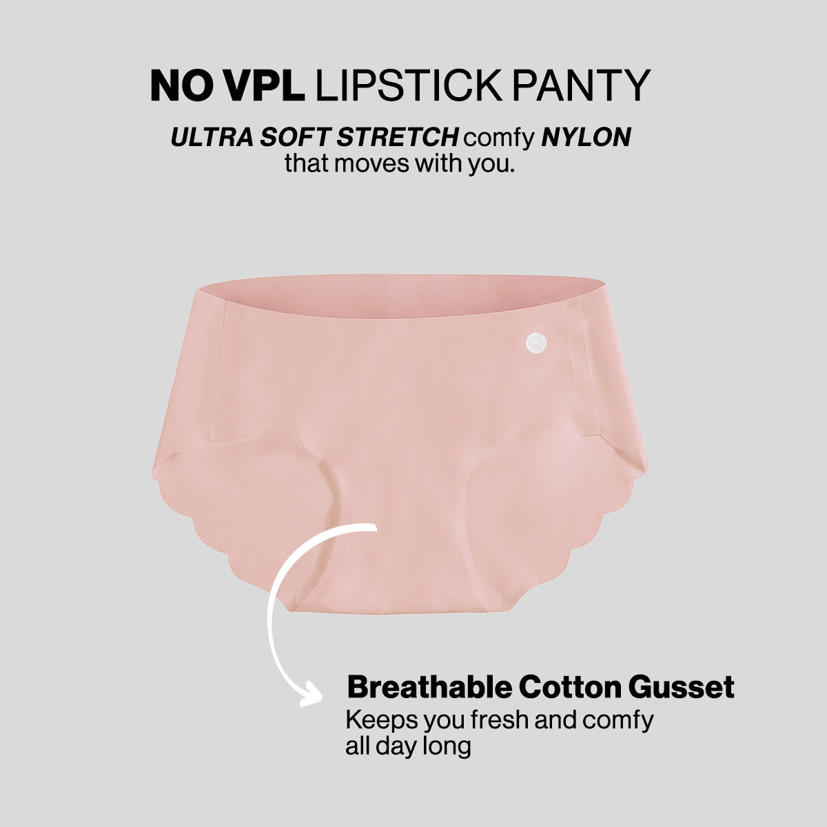 Nykd by Nykaa No VPL Travel Hipster Lipstick Panty NYP367 Rose