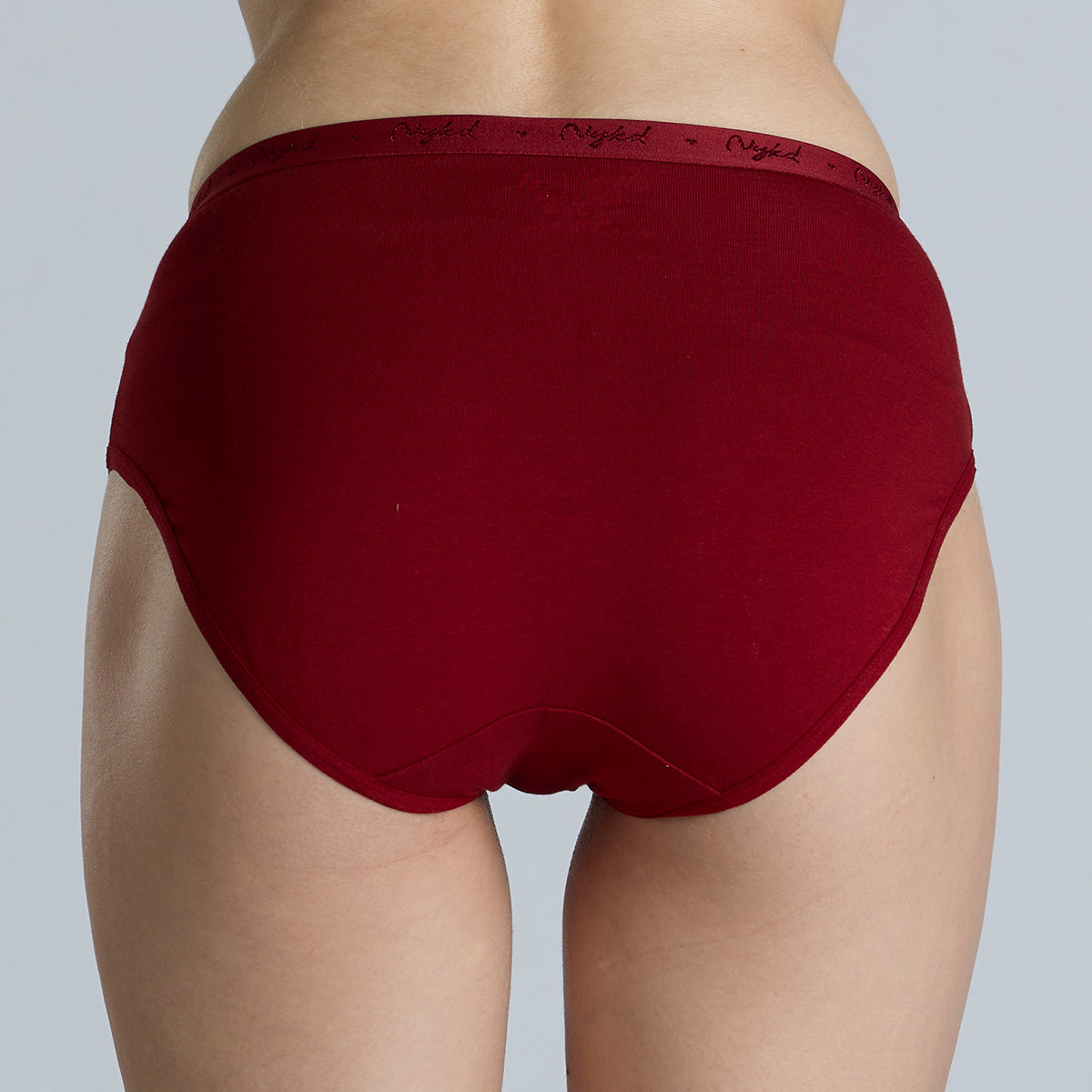 "Nykd by Nykaa Mid Rise Cotton Hipster Panty with Outer Elastic-NYP391-Assortment 19-P03"