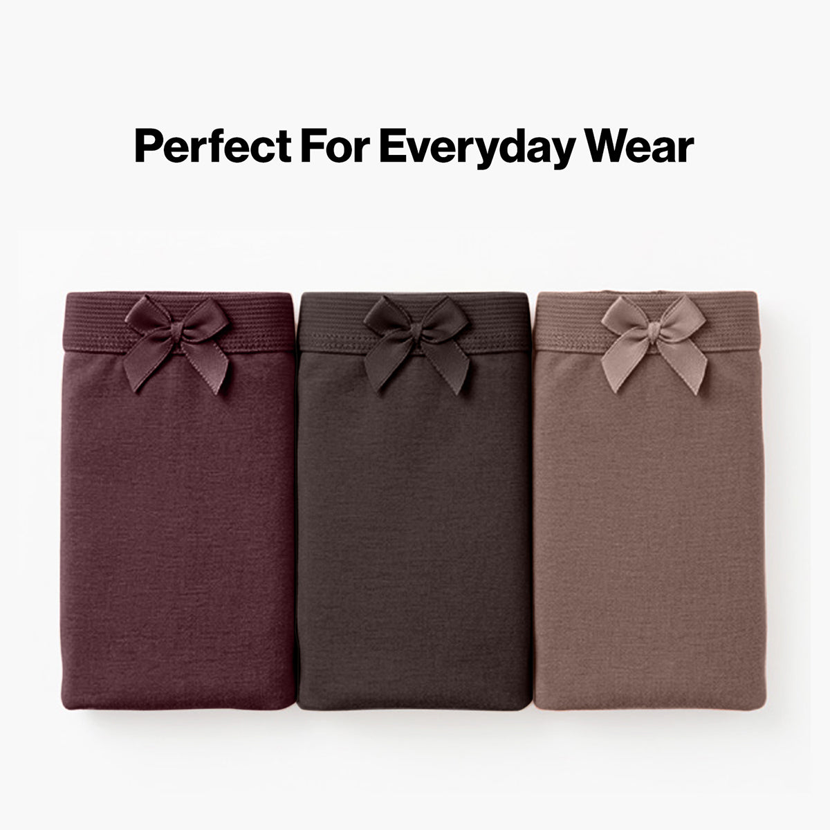 PO3 Mid Rise Cotton Full Brief Panty with Outer Elastic-NYP392 Wine,Brown, Dk. Skin