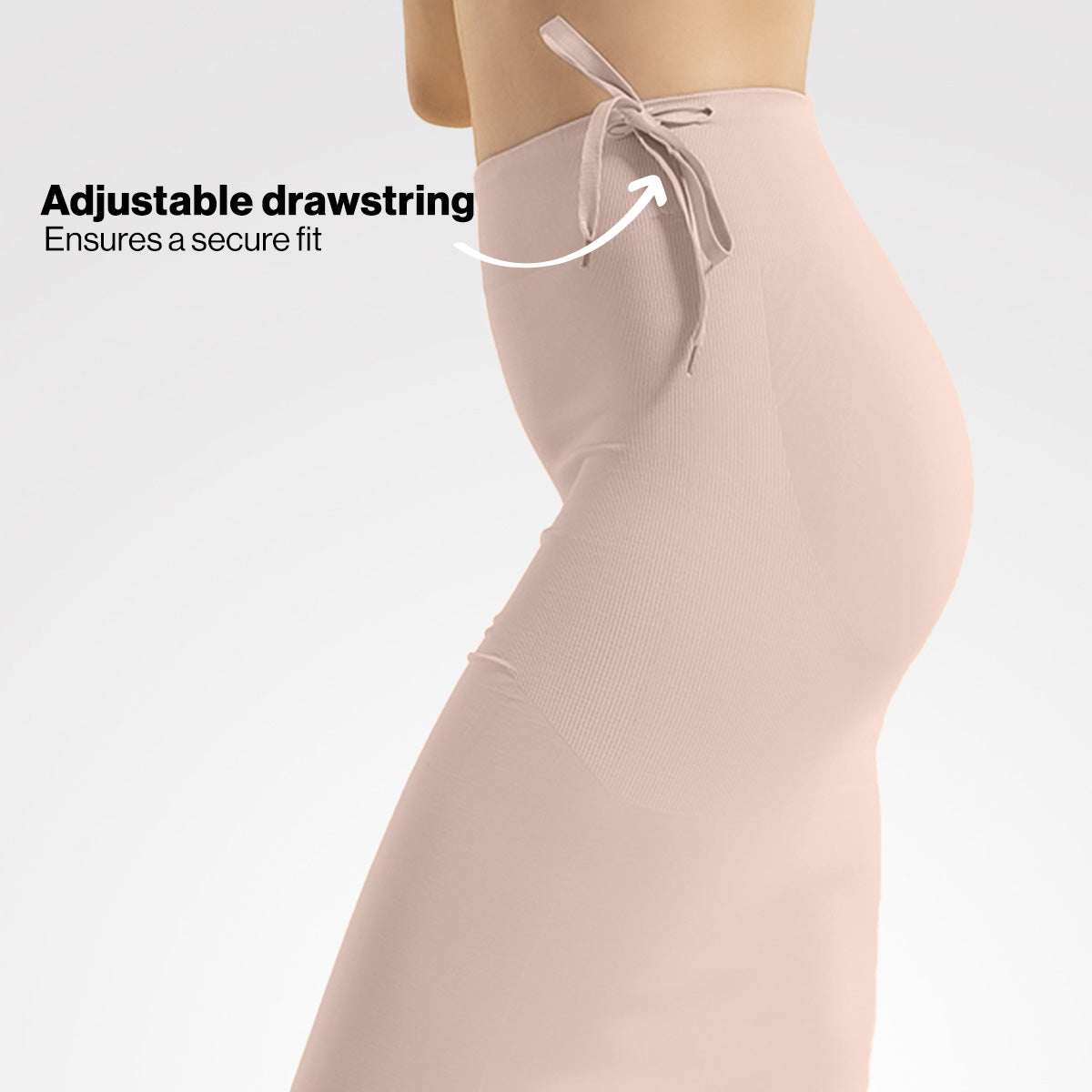Shapewear with Drawcord for Super support-NYSH021-Nude