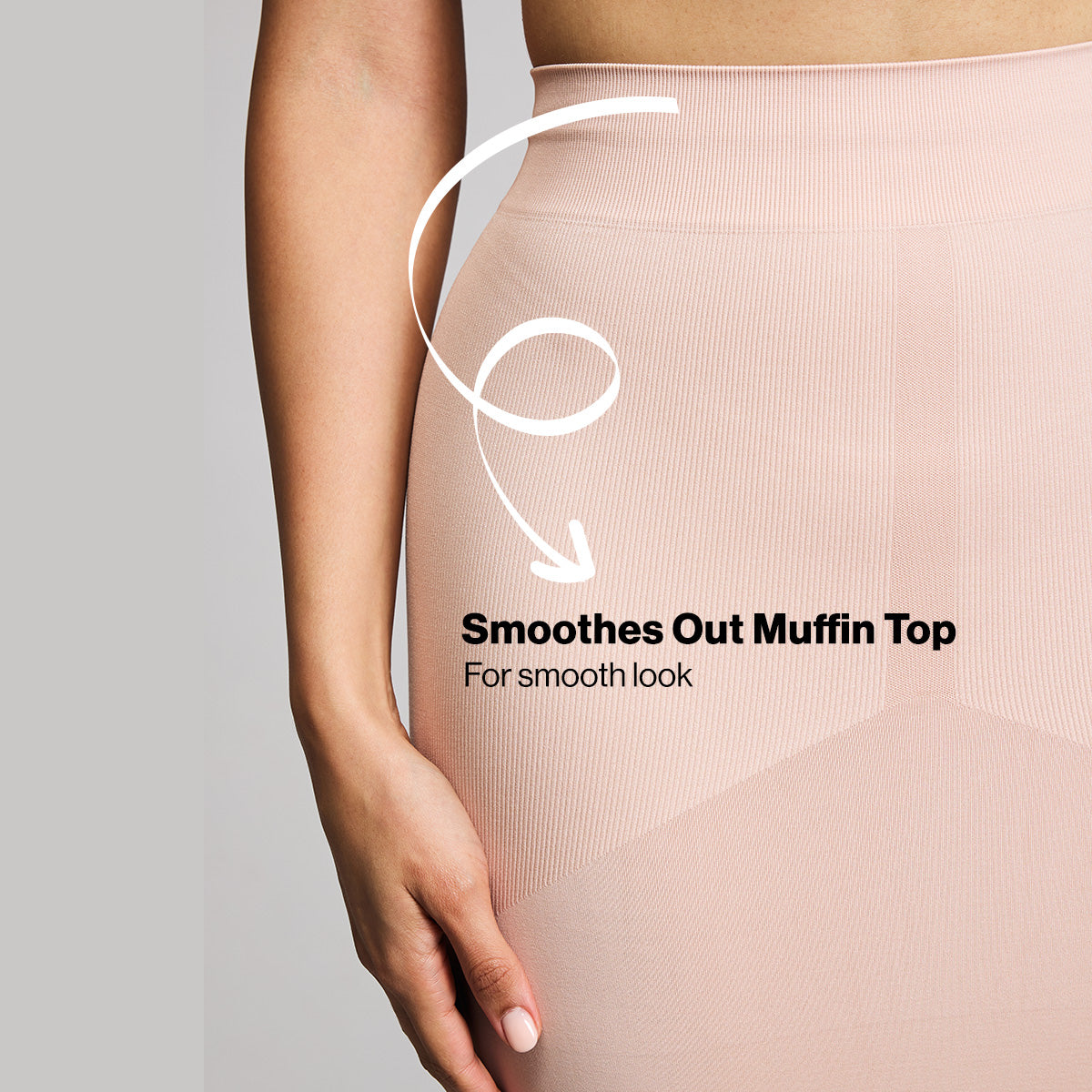 Shapewear with Drawcord for Super support-NYSH021-Nude