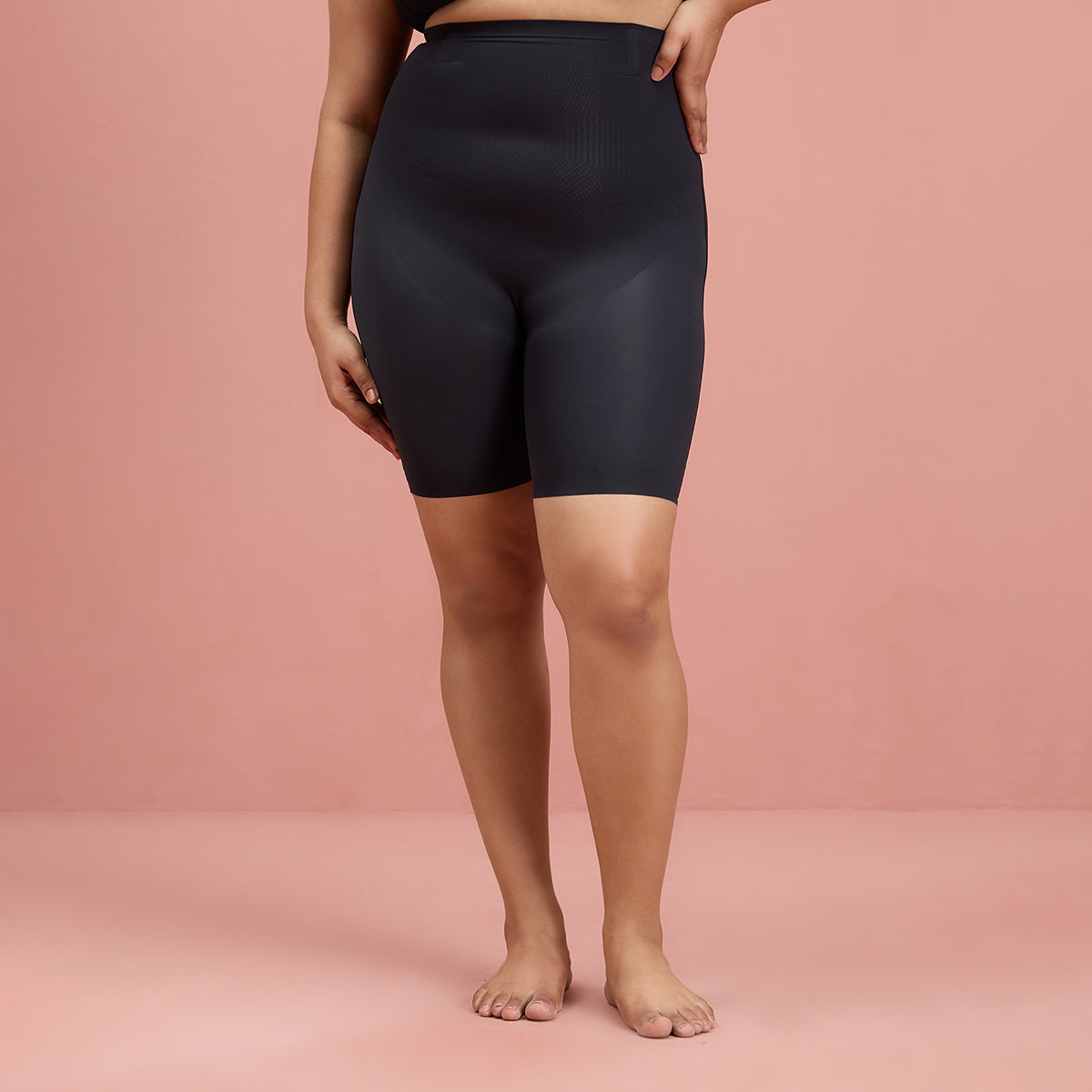 Buy Nykd by Nykaa Bonded Seamless Tummy and Thigh Shapewear NYSH31 Black  online