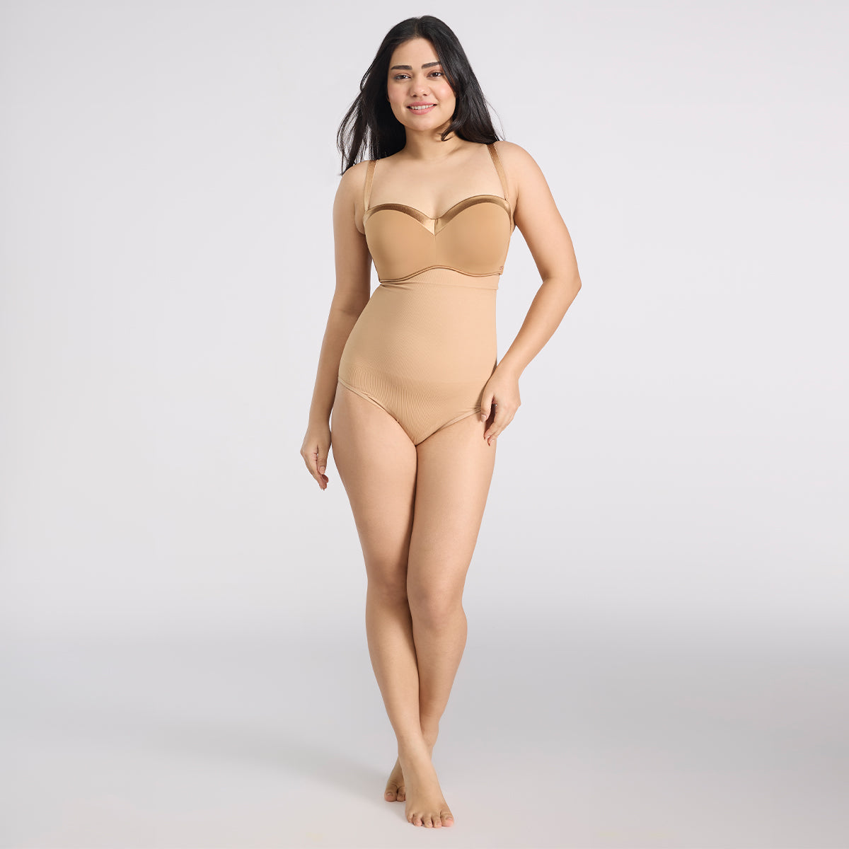 Nykd By Nykaa High Waist Seamfree Everyday Shapewear NYSH39 - Tan
