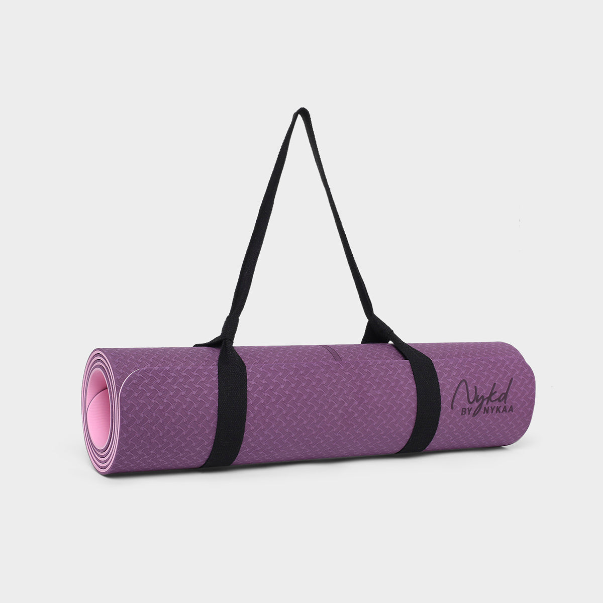 Nykd All Day Yoga Mats-Purple-NYA030-Pink