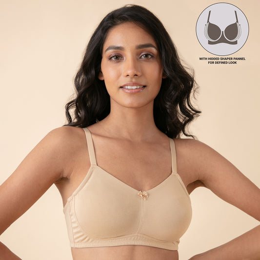 Soft Cup Wireless Hold Me Up Full Coverage-NYB062-Nude