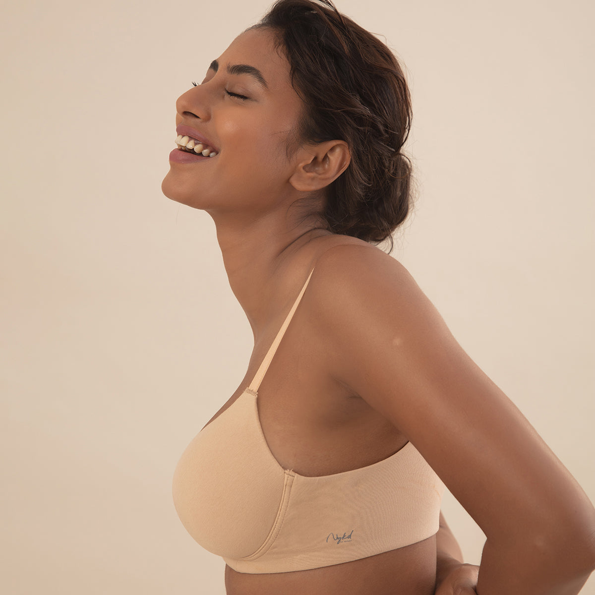 Nykd by Nykaa Cups of Joy Wire-free Shaping Bra-Sand NYB094