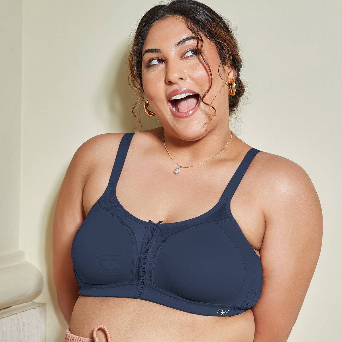Nykd By Nykaa Support Me Pretty Bra-French Navy NYB101