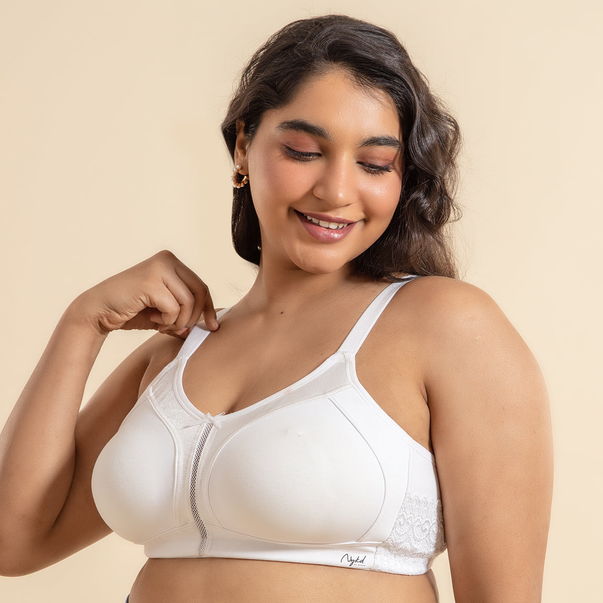 Buy Nykd Support M-Frame Cotton Bra-Non Padded, Wireless (Support
