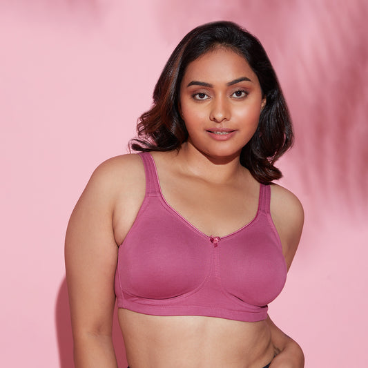 Nykd by Nykaa Flawless Me Breast Separator Bra-Red Violet NYB105