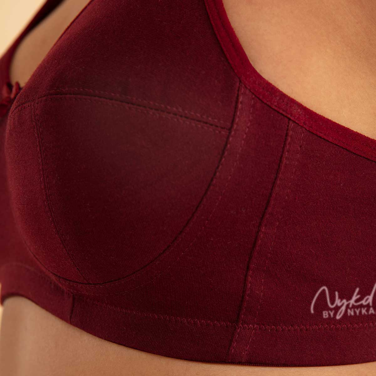 3 Section Super Support Bra -Wine NYB188
