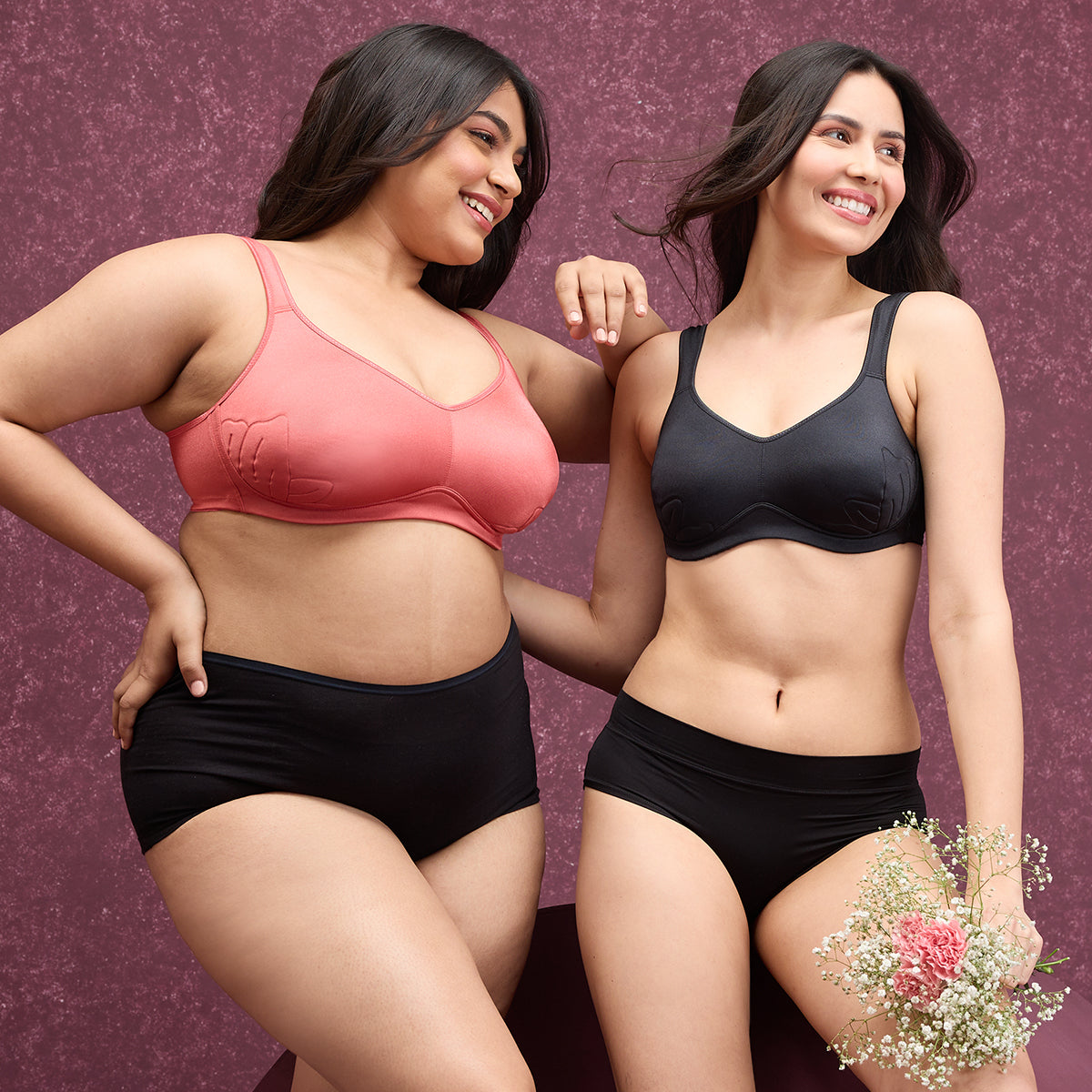 Nykd by Nykaa Anti-Gravity Non Wired Non Padded Bra - Black NYB251