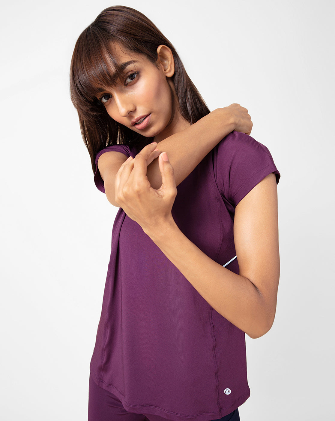 Nykd All Day Reflect-In Sports Tee-NYK004-Potent Purple