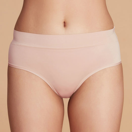 4 Way Stretch Hipster Panty-NYP342-Rose
