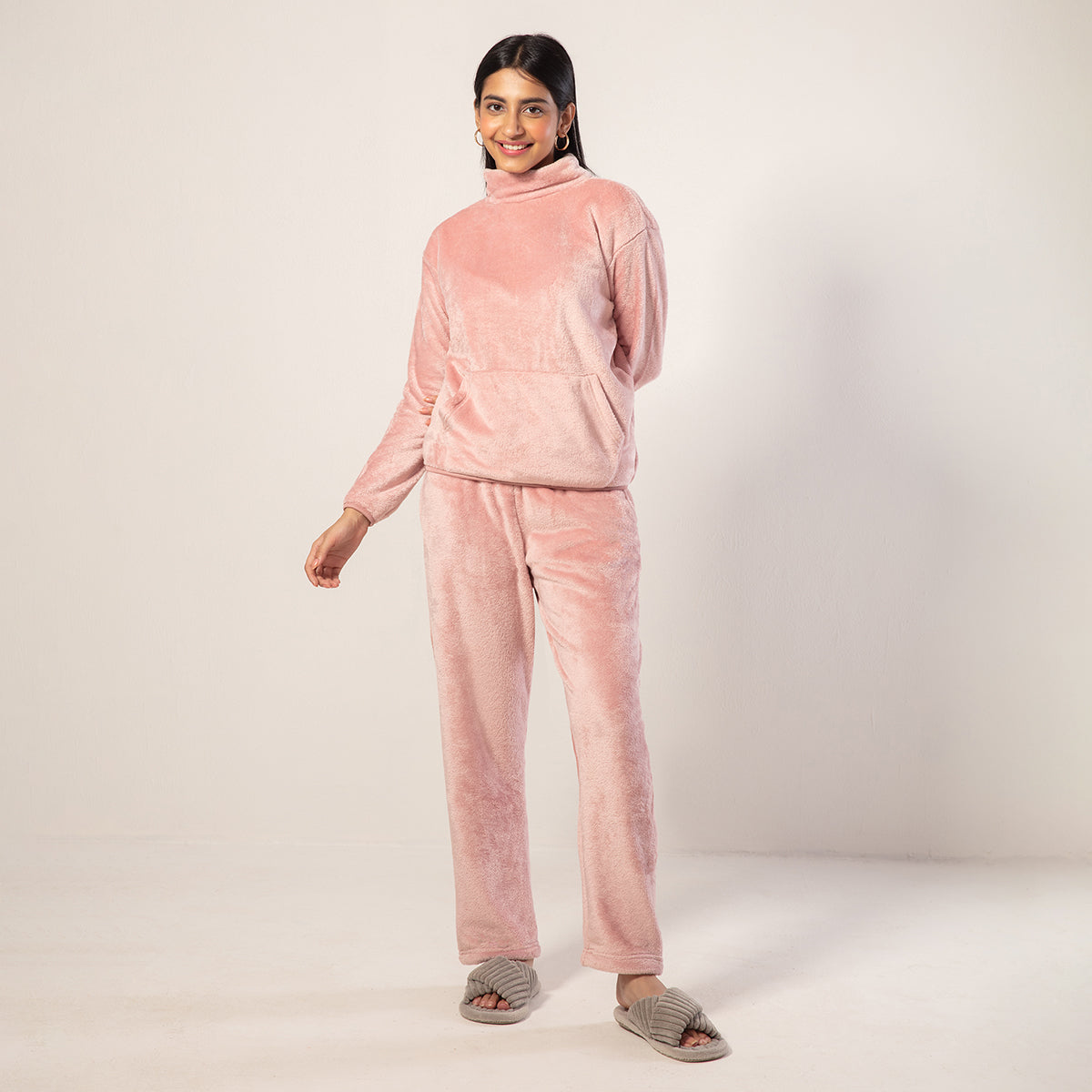 Luxe Fur Pullover Lounge Set