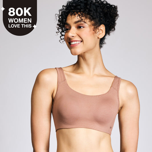 Nykd by Nykaa Soft Cup Easy-Peasy Slip-on Bra with Full Coverage NYB113 Coco
