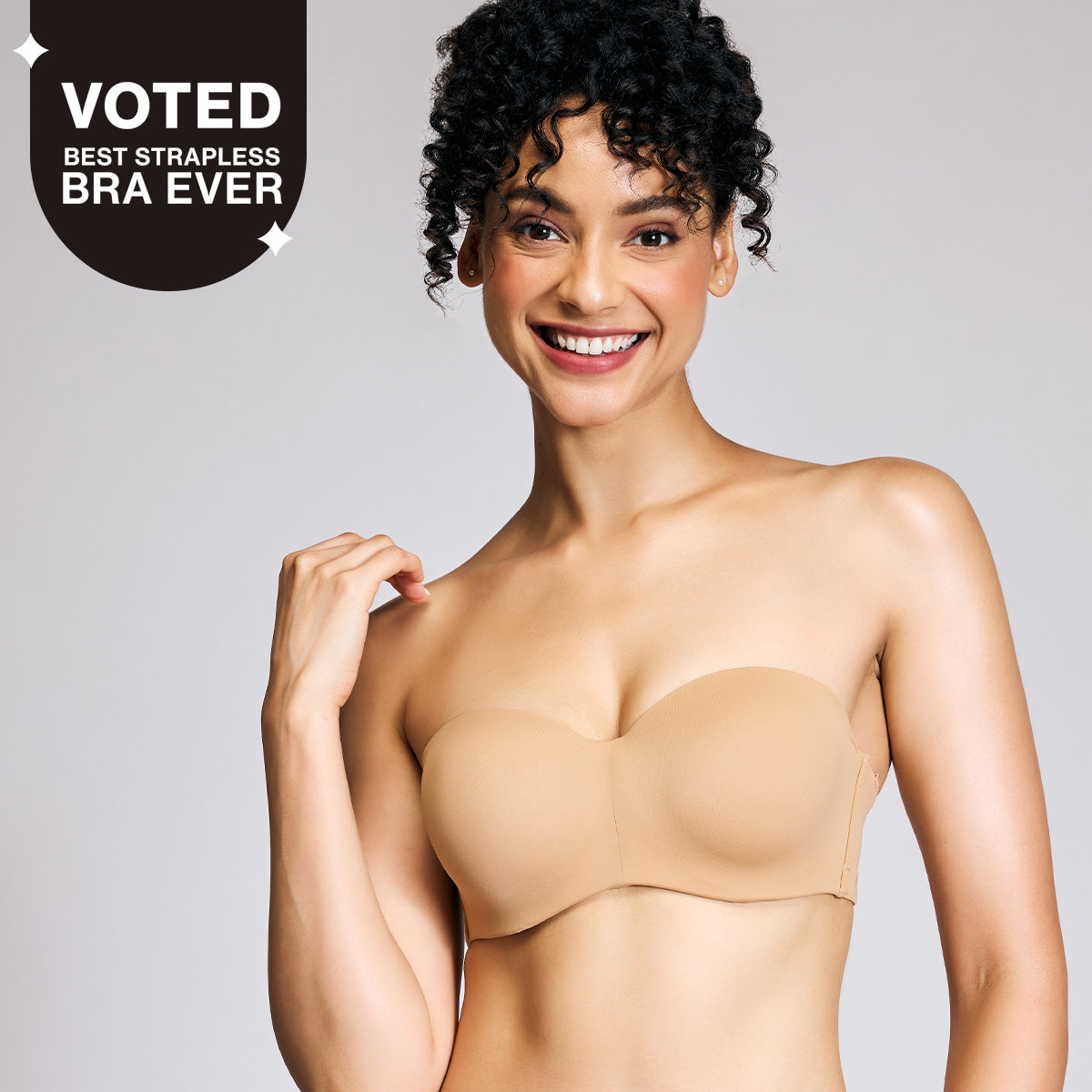 Nykd By Nykaa The Ultimate Multiway Strapless Padded Wired Bra NYB027 Tan