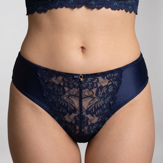 Nykd By Nykaa The Bridal Edit Lace Hipster-NYP440 Navy
