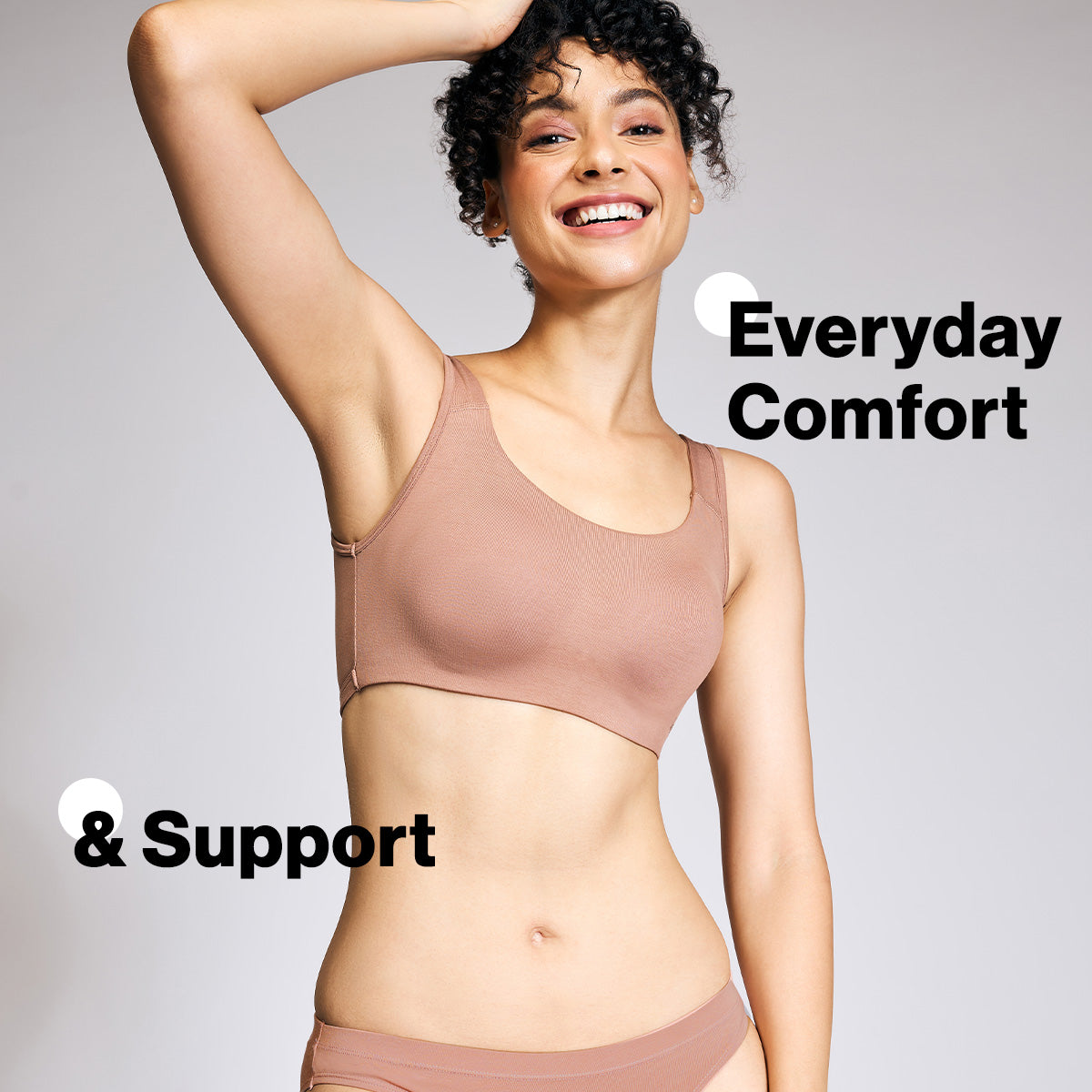 Nykd by Nykaa Soft Cup Easy-Peasy Slip-on Bra with Full Coverage NYB113 Coco