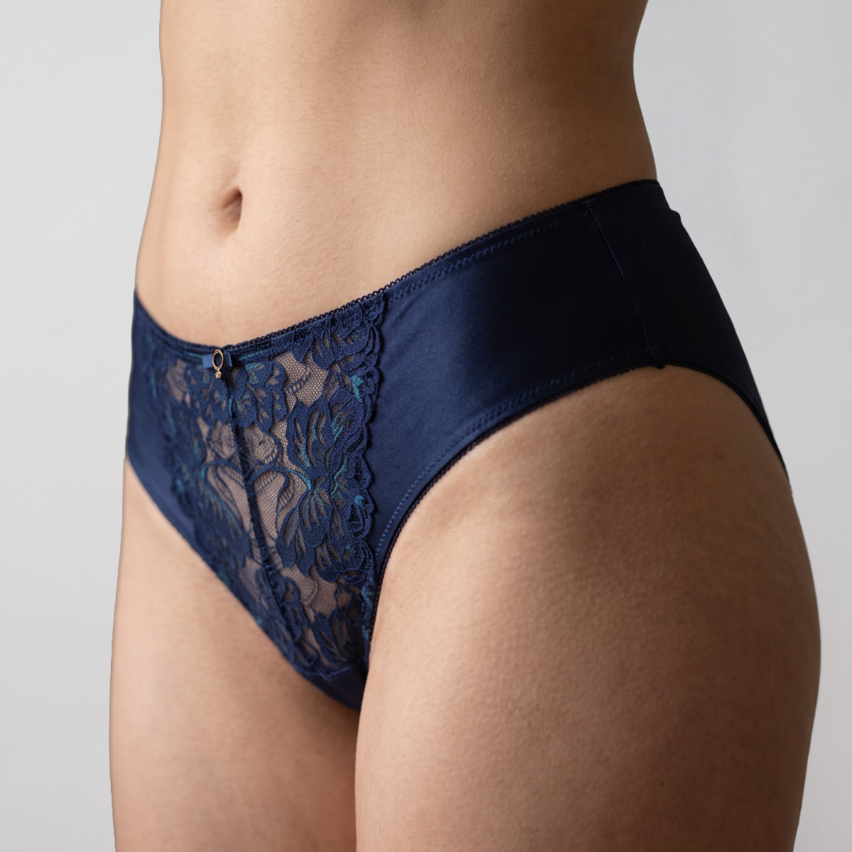 Nykd By Nykaa The Bridal Edit Lace Hipster-NYP440 Navy