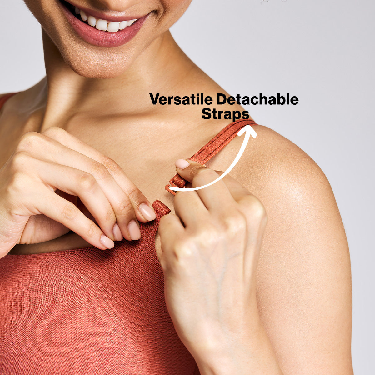 Nykd By Nykaa Easy Breezy Slip on Bra - Bruchetta NYB165-Carrot