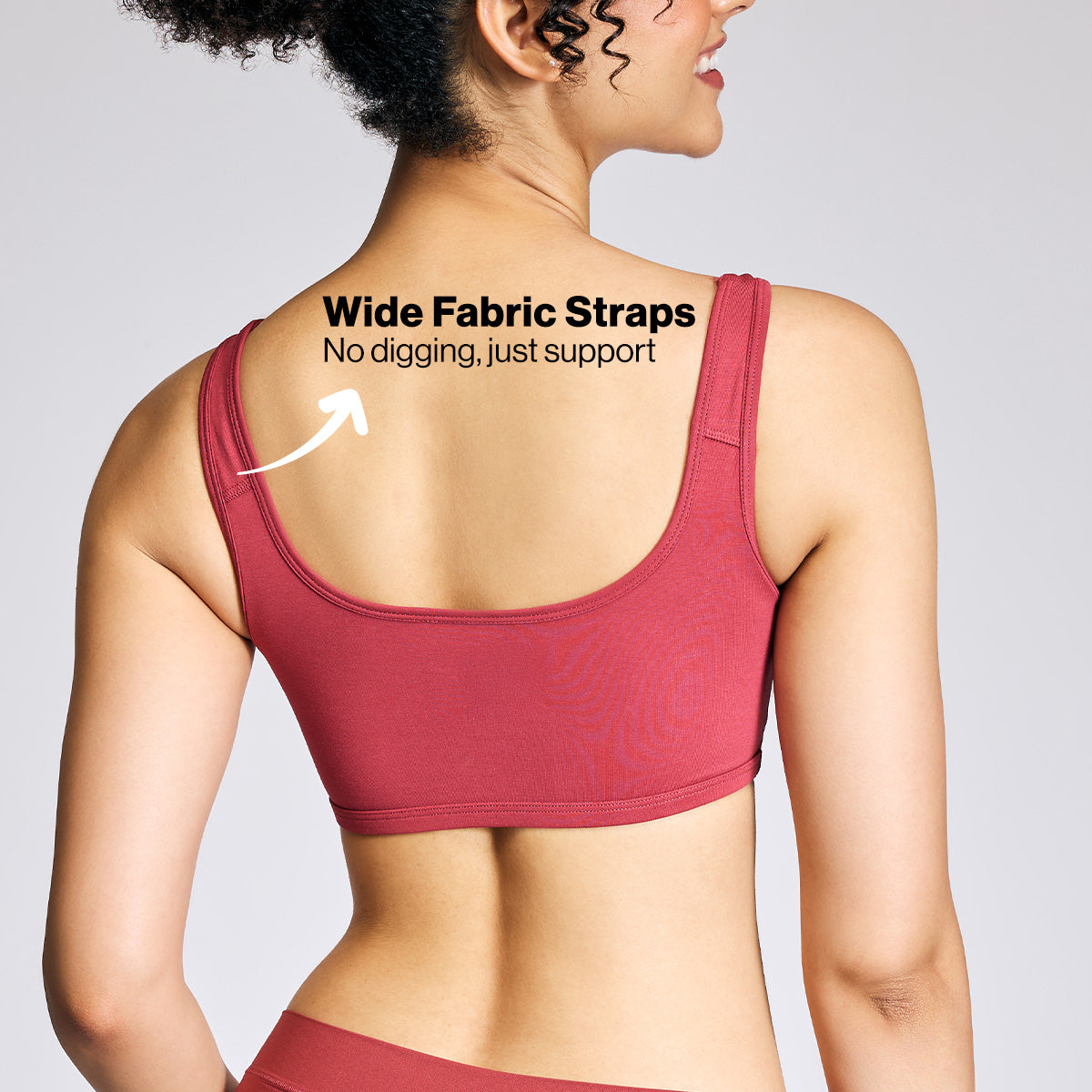 Nykd by Nykaa Soft Cup Easy-Peasy Slip-on Bra with Full Coverage NYB113 Deep Red