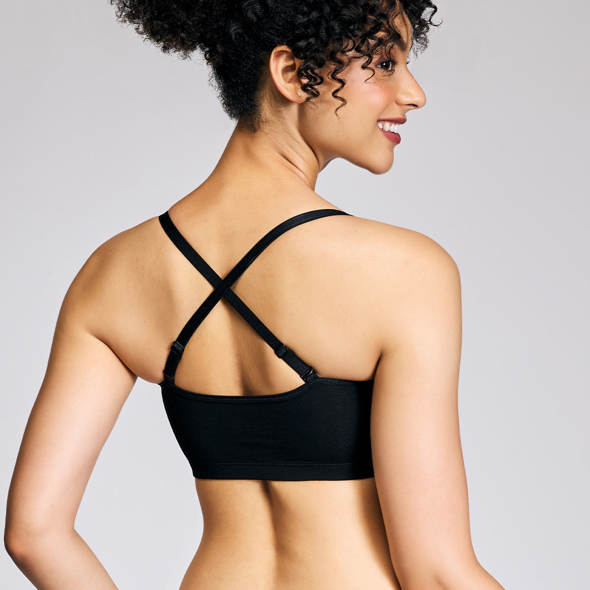 Nykd By Nykaa Easy Breezy Slip on Bra-NYB165-Anthracite