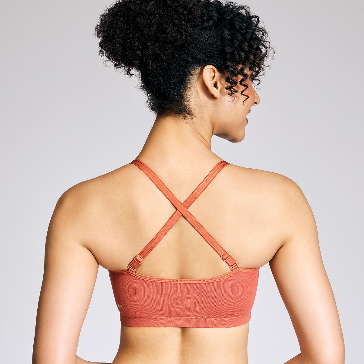Nykd By Nykaa Easy Breezy Slip on Bra - Bruchetta NYB165-Carrot