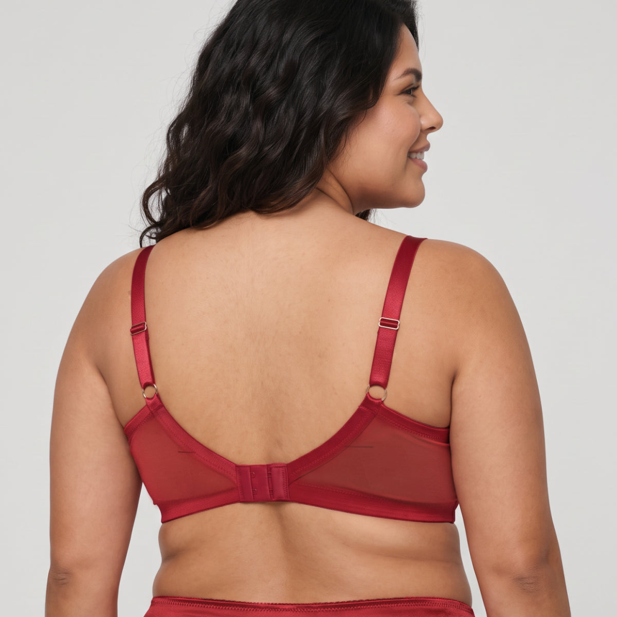 Nykd By Nykaa The Bridal Edit Lacy Wired Super Support Bra-NYB479 Red