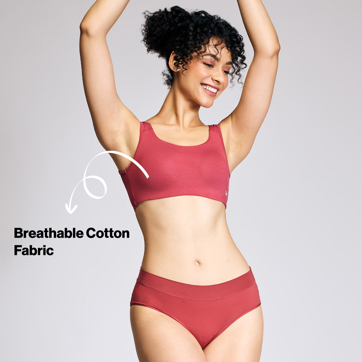 Nykd by Nykaa Soft Cup Easy-Peasy Slip-on Bra with Full Coverage NYB113 Deep Red