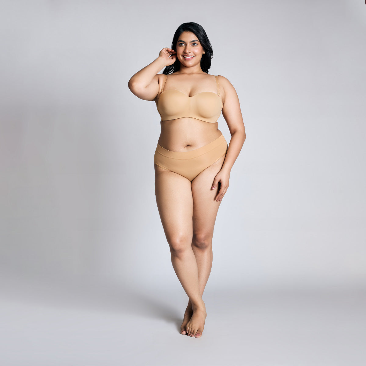 Nykd By Nykaa The Ultimate Multiway Strapless Padded Wired Bra NYB027 Tan