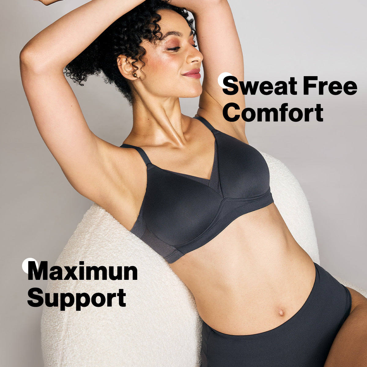 Nykd by Nykaa Infinity Edge Perfect Shaping Padded Non Wired T-Shirt Bra-NYB202-Grey