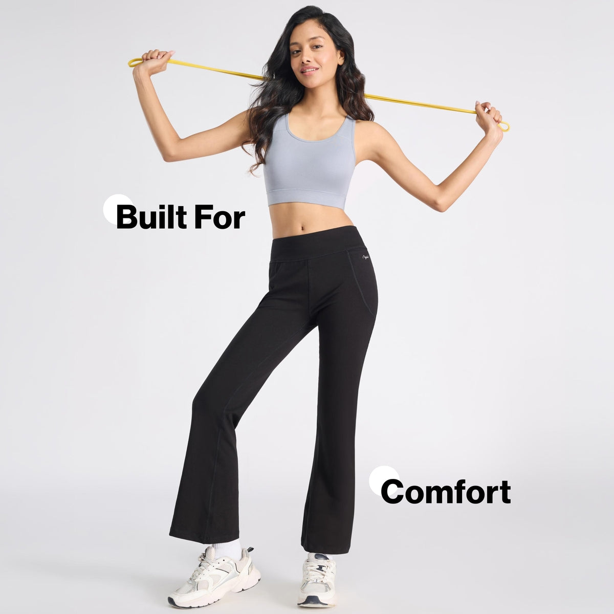 Everyday Cotton Sports Bra with Moulded Removable Cups for Walking& Yoga NYK059 Blue