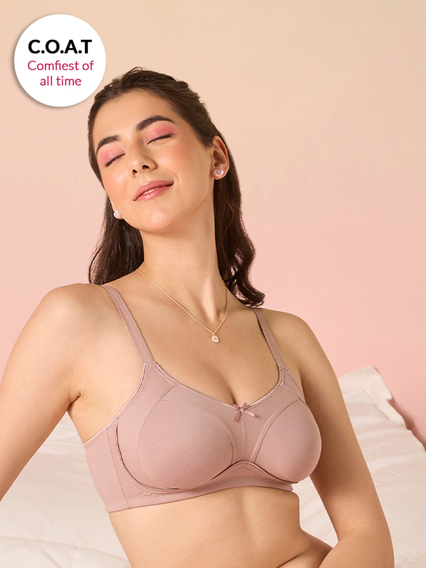 Lola & Mae C.O.A.T Super Support M-Frame Bra-LMB1006-Nude