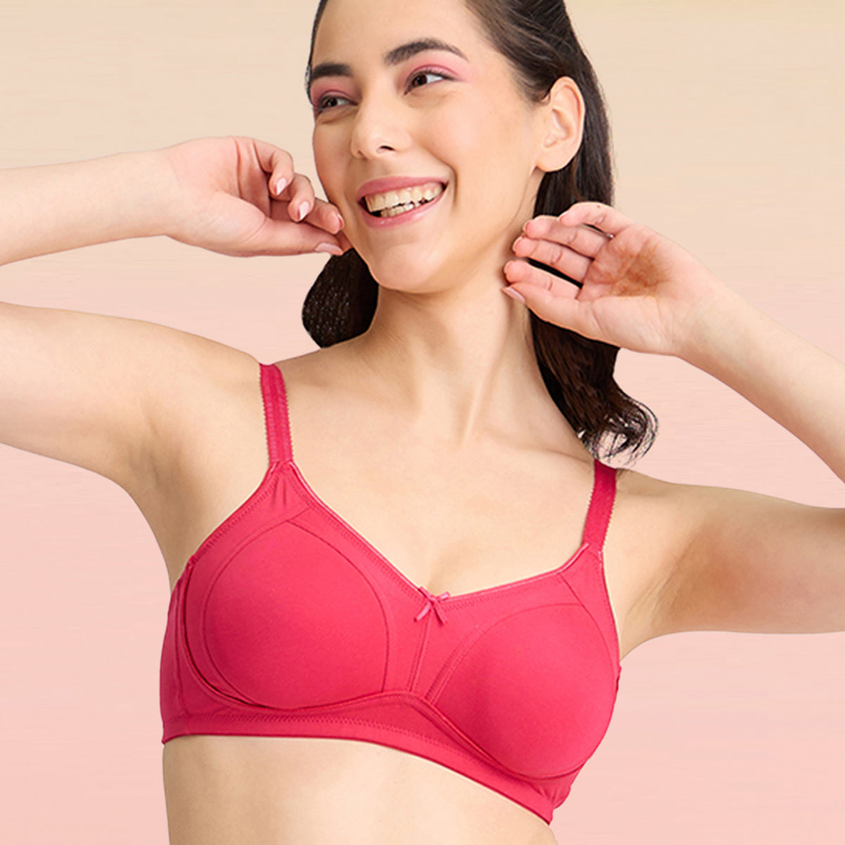 Lola & Mae  C.O.A.T Super Support M-Frame Bra -  LMB1006-Red