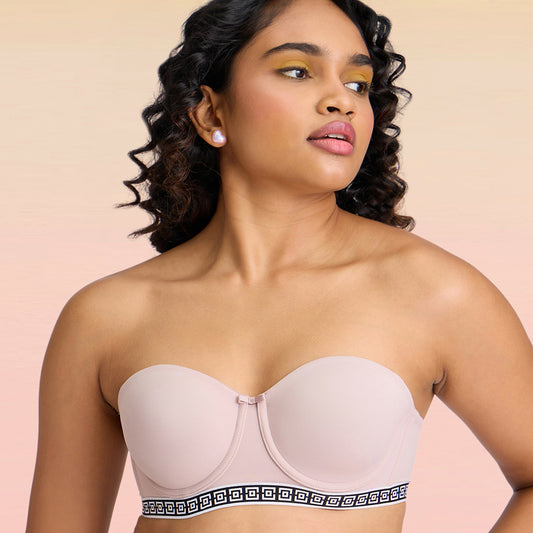 Lola & Mae  Varsity Edit Strapless bra - Nude LMB1020