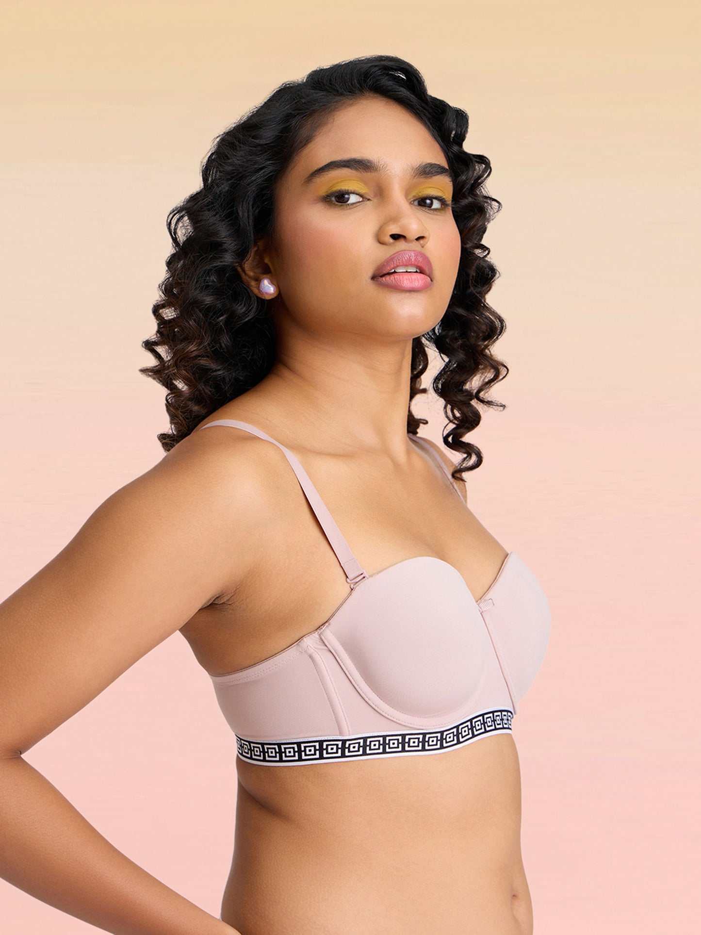 Lola & Mae Varsity Edit Strapless bra-LMB1020-Nude