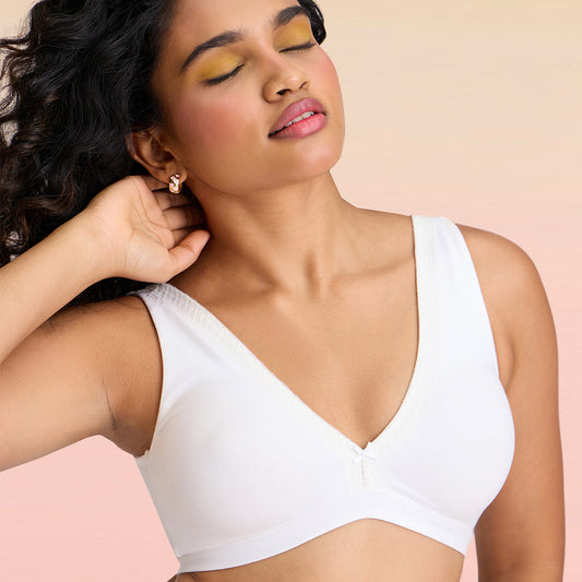 Lola & Mae  C.O.A.T Bralette-LMB1028-White